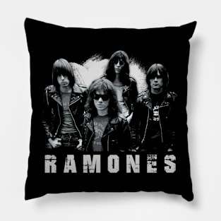 Classic Art Punk Rock Band Pillow