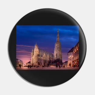 St. Stephen's Cathedral or Stephansdom in Vienna, Austria Pin