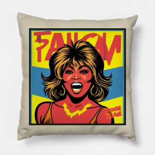 Turner Greatest Hits Vinyl Record Pop Art IV Pillow