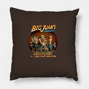 Big Juan the Detective Pillow