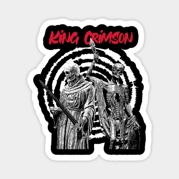 Dark Soul King Crimson Magnet by Mutearah