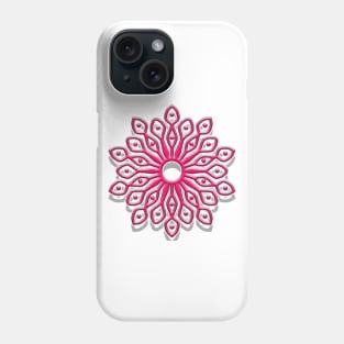 Pink magic Mandala Phone Case