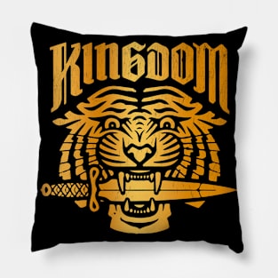 walking dead animal kingdom Gold Pillow