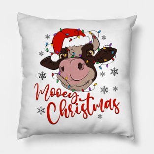 Mooey Christmas Pillow