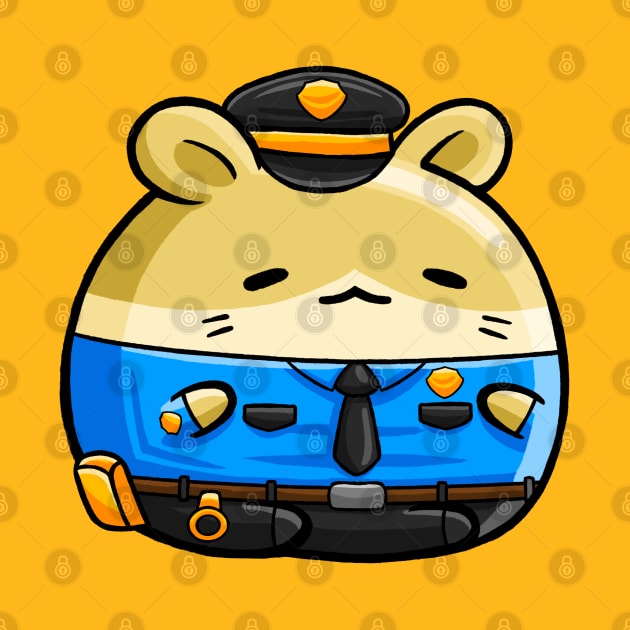 Cute Hamster Police by MEDZ