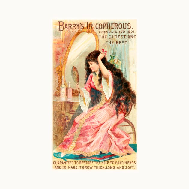 Barry's Tricopherous Hair Product, established 1801 by WAITE-SMITH VINTAGE ART