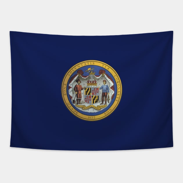 Flag of Maryland (pre-1904) Historical Tapestry by brigadeiro