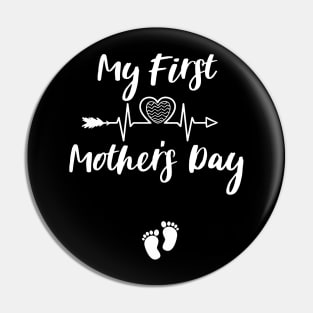 My First Mothers Day family Pin