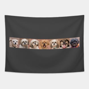 7 Rosen Dogs Tapestry