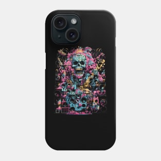 Sound of Halloween - Abstract Expressionism Audio Sound System Phone Case