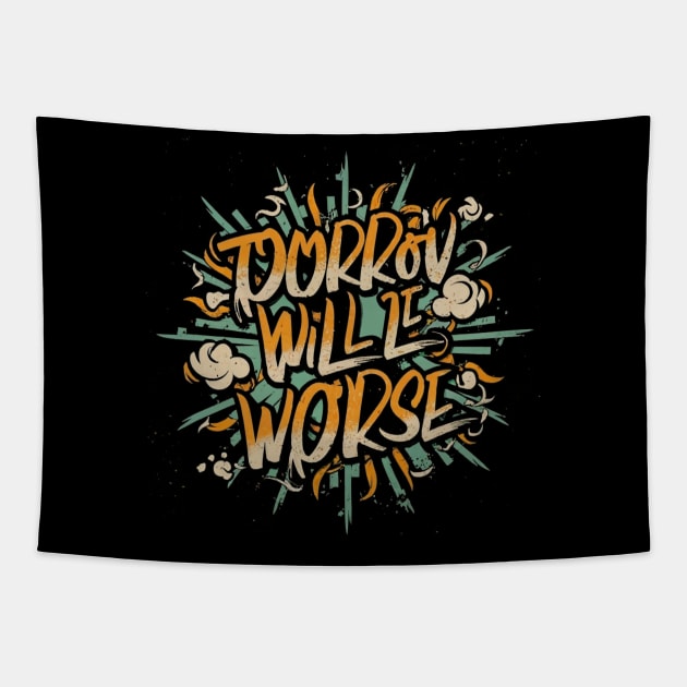 Tomorow Tapestry by Ridzdesign