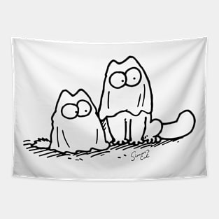 Simon's Cat Trick or Treat Tapestry