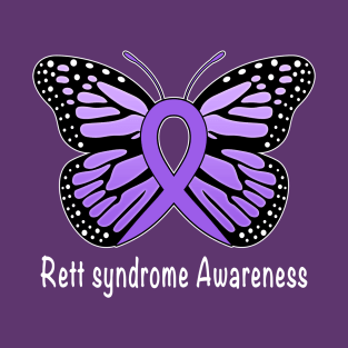 Rett syndrome Butterfly of Hope T-Shirt