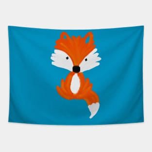 Fox - oil painting pattern Tapestry