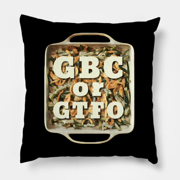 Thanksgiving Green Bean Casserole GBC Pillow by karutees