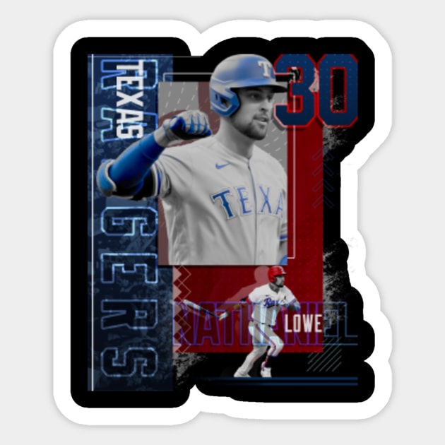 Nathaniel Lowe Baseball Paper Poster Rangers 2