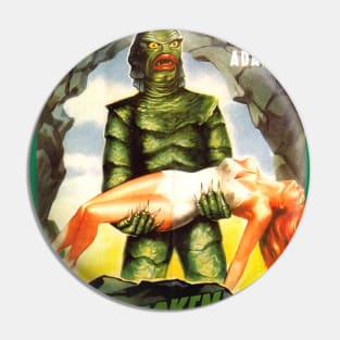 Classic Horror Movie Poster - Creature from the Black Lagoon Pin