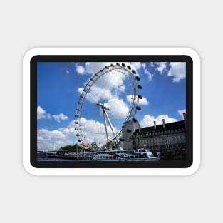 London Eye on a sunny day Magnet