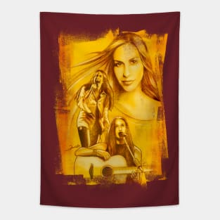 Golden Irony Tapestry