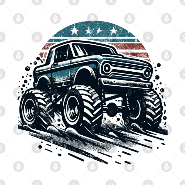 Cartoon monster truck by Vehicles-Art