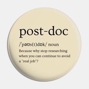 Postdoc Definition: Pin