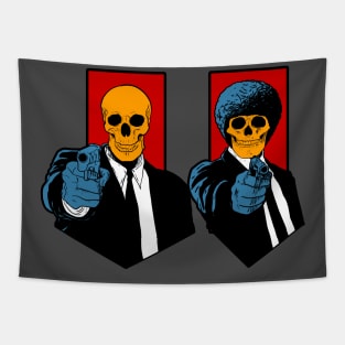 Skull Fiction Tapestry