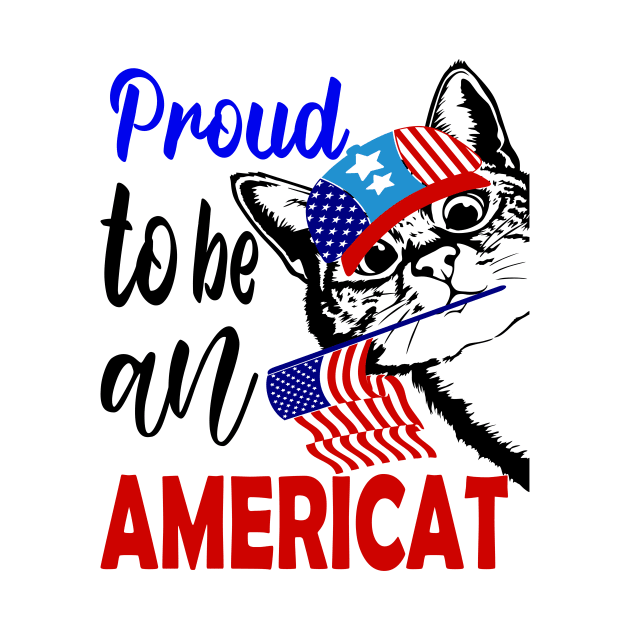 Proud to be an americat...4th of july gift by DODG99