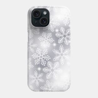 Snowflakes and lights Phone Case