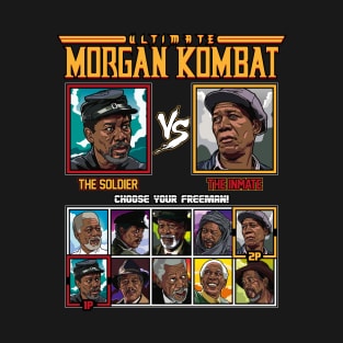 Morgan Freeman Fighter - Morgan Kombat T-Shirt