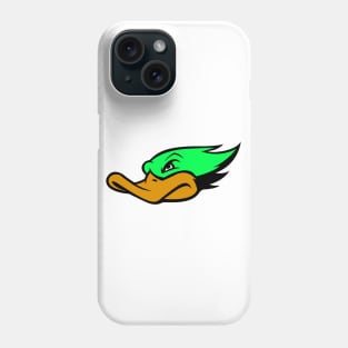 Green Duck Face Logo Phone Case