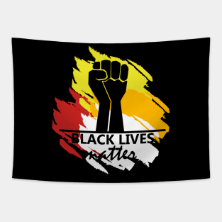Black Lives Matter Fire Tapestry