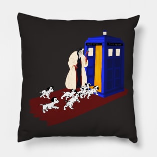 All Spots in the TARDIS Pillow