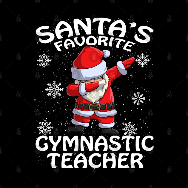 Santas Favorite Gymnastic Teacher Christmas by intelus