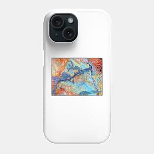 Landsat image of Bighorn Basin, USA (E500/0100) Phone Case