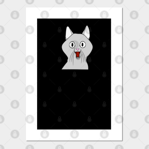 Shocked Cat In Pocket Cute Funny Gift T Shirt T Shirt Shocked