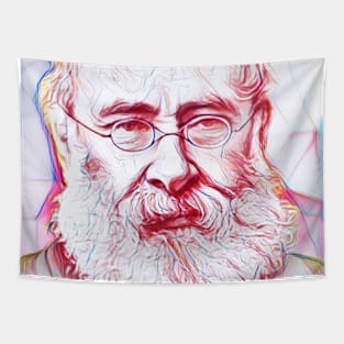 Anthony Trollope Portrait | Anthony Trollope Artwork Line Art Tapestry