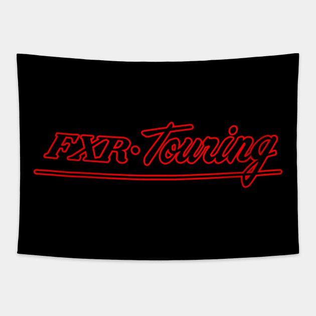 F X R - Touring Red Pinstripe Tapestry by the_vtwins