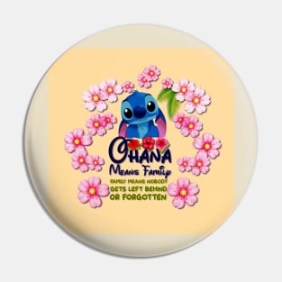 Stitch | Ohana means family Pin