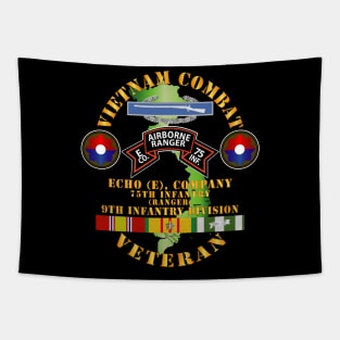 Vietnam Combat Vet - E Co 75th Infantry (Ranger) - 9th ID SSI Tapestry