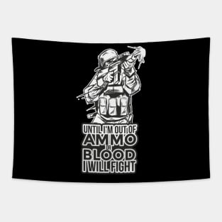 armor I will fight Tapestry