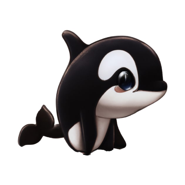 Cute Orca Drawing by Play Zoo