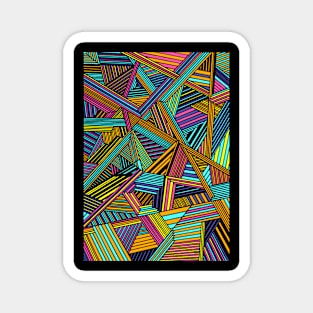 Geometric Lines Magnet