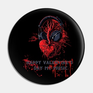 Happy Valentine's Day my music Pin