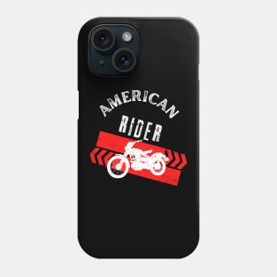 American Rider Motorcycle Vintage Biker Phone Case