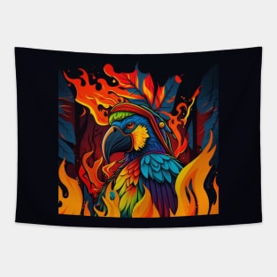 Woman Toucan #3 Tapestry