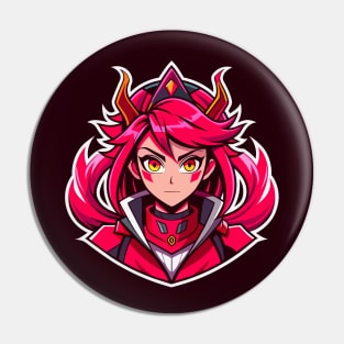 Aesthetic Anime Girl Pin