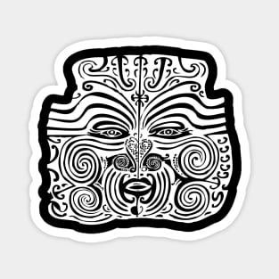 Maori Moko | Tribal Tattoo | New Zealand | Magnet