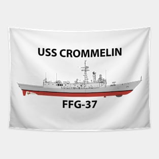 USS CROMMELIN - FFG-37 OH PERRY CLASS Tapestry