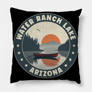 Water Ranch Lake Arizona Sunset Pillow