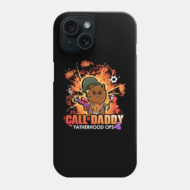 Call of Daddy Funny Father's Day Phone Case by NerdShizzle